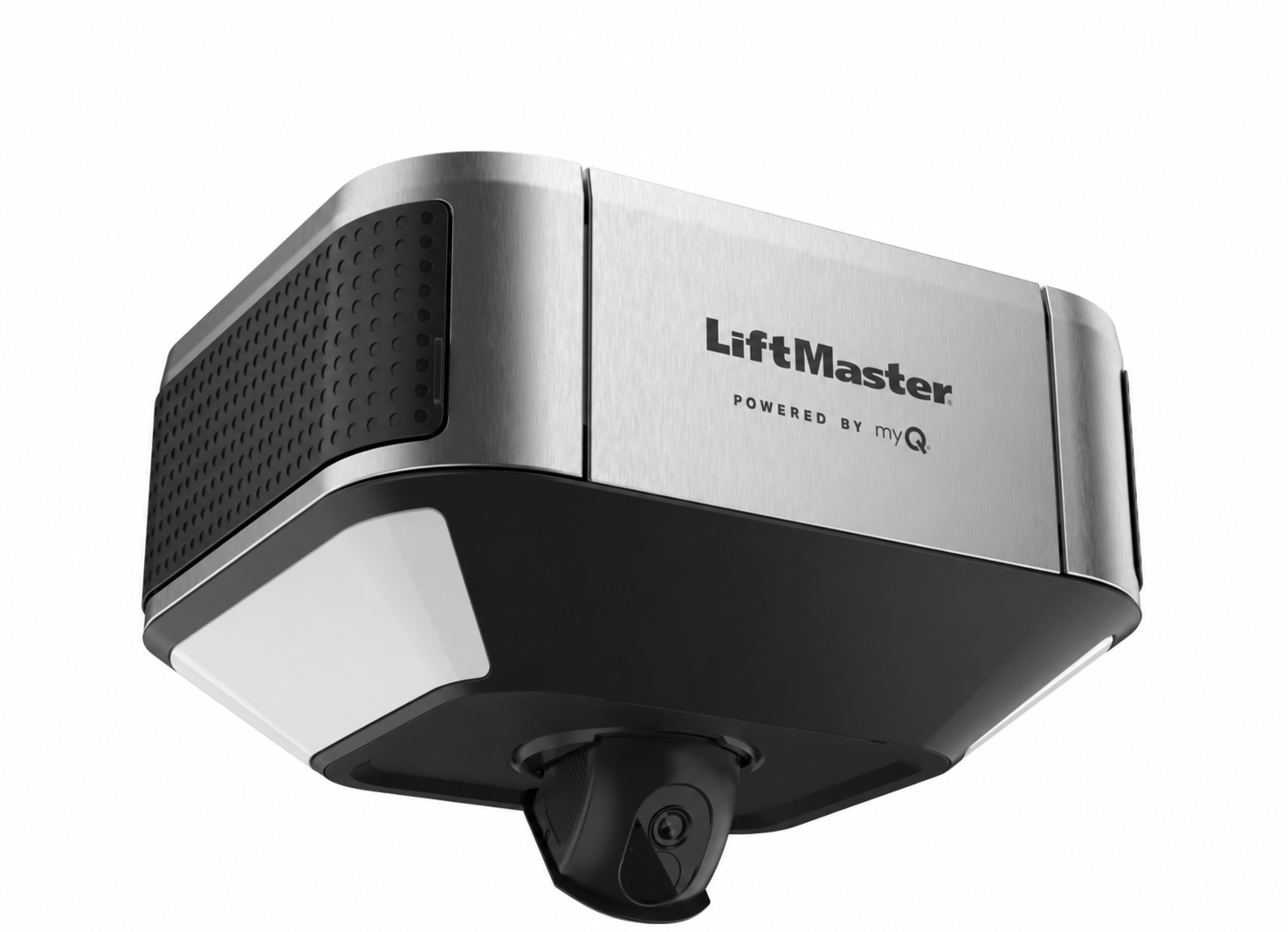 Ceiling-mounted LiftMaster garage door opener